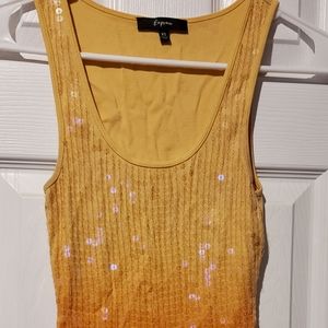 Sequin tank top